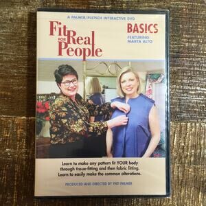 Fit for Real People: Basics Sewing Fashion Alterations Pattern DVD NEW SEALED
